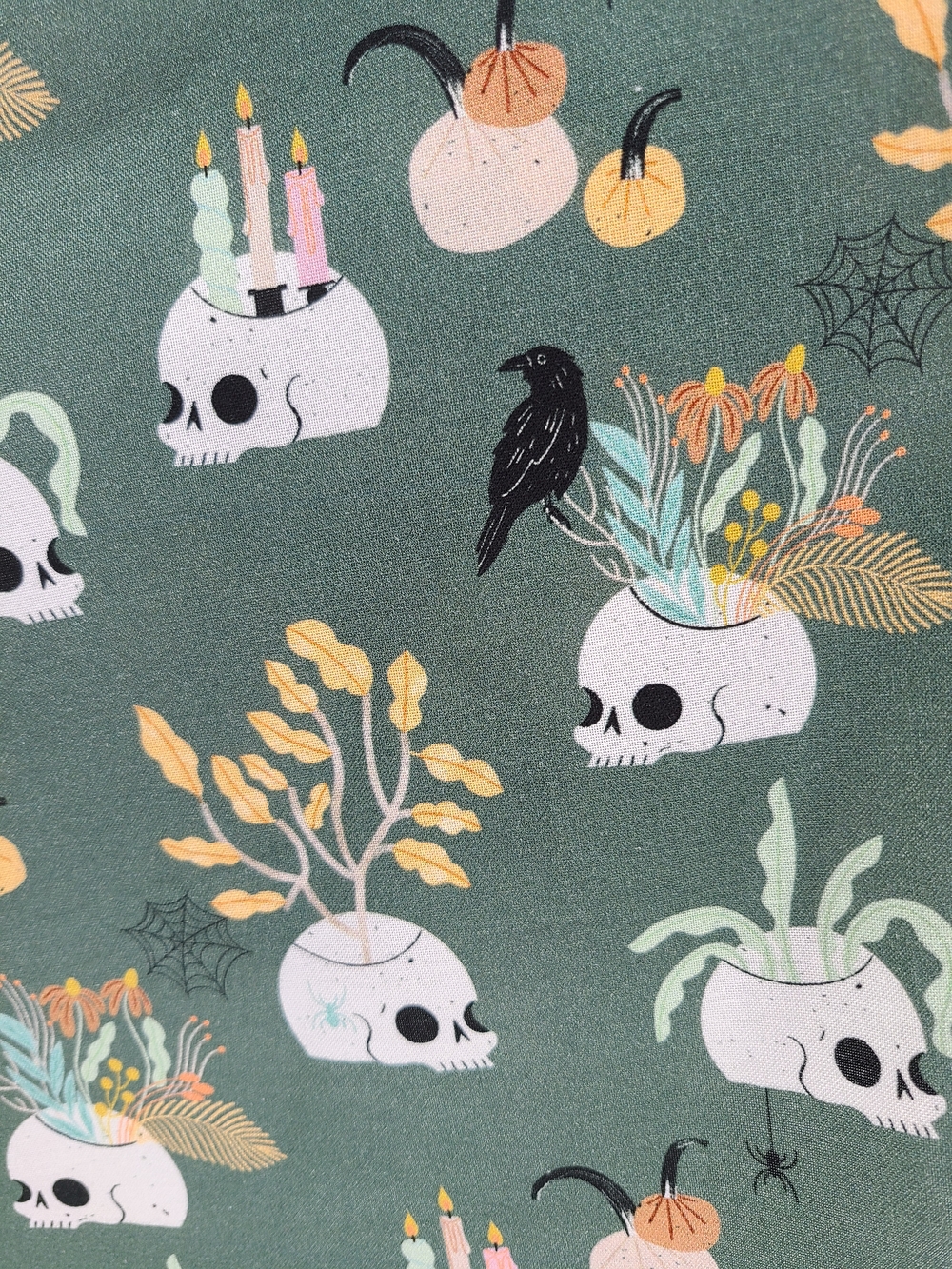 Retrolicious 100% Cotton Skull Candle Blouse And Mini Skirt Set Size XS - Picture 16 of 16